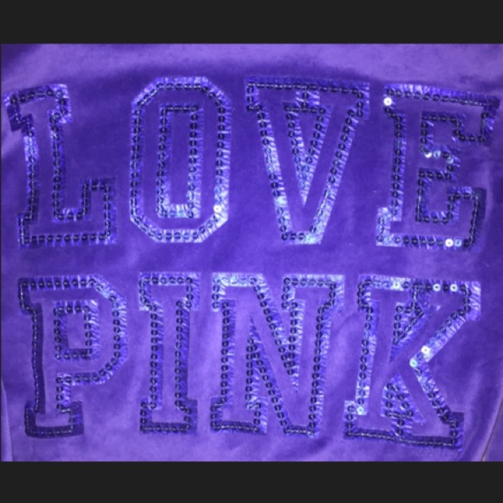 💜Purple VS PINK Velour Zip Up Hoodie💜